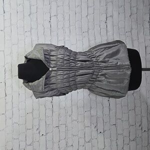 New Directions Gray Puffer Vest  -  Size Large